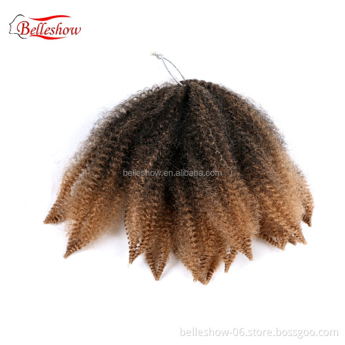 Hot sell  Twist Synthetic Braiding Hair Crochet Extensions Small marley hair Afro Kinky Marley Braids